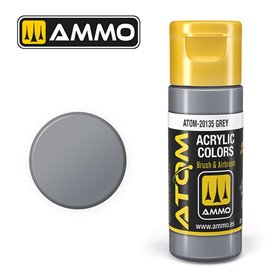 Ammo of MIG ATOM COLOR Grey - 20ml