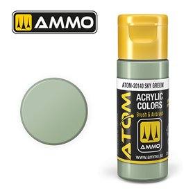 Ammo of MIG ATOM COLOR Sky Green - 20ml