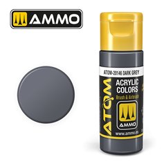 Ammo of MIG ATOM COLOR Dark Grey - 20ml