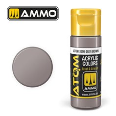 Ammo of MIG ATOM COLOR Grey Brown - 20ml