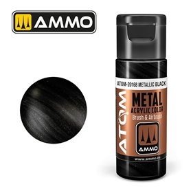 Ammo ATOM METALLIC Black 