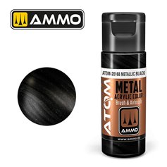 Ammo of MIG ATOM METALLIC Black - 20ml