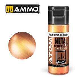 Ammo of MIG ATOM METALLIC Gold Pink - 20ml