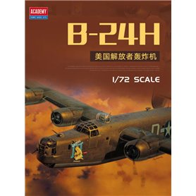 ACADEMY 12584 USAAF B-24H Liberator Zodiac - 1:72