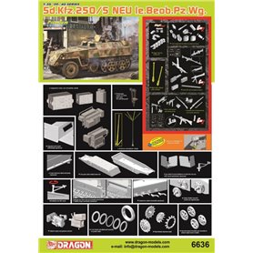 Dragon 6636 Sd.Kfz.250/5 Neu Ie.Beob.Pz.Wg. Premium Edition