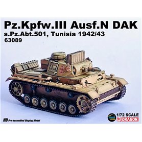 Dragon Armor 63089 Pz.Kpfw. III Ausf. N DAK Tunisia 1942/43