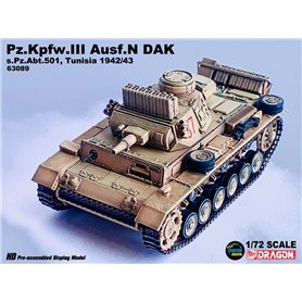 Dragon Armor 63089 Pz.Kpfw. III Ausf. N DAK Tunisia 1942/43