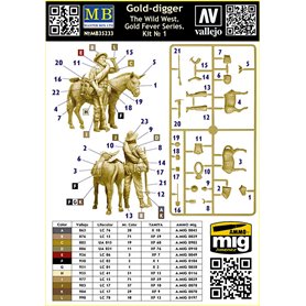 MB 1:35 THE WILD WEST - GOLD DIGGER