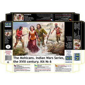 MB 35234 The Mohicans, Indian Wars Series the XVIII Century Kit No. 6