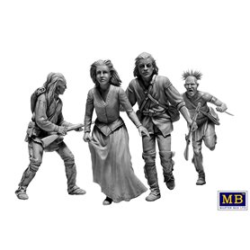 MB 35234 The Mohicans, Indian Wars Series the XVIII Century Kit No. 6
