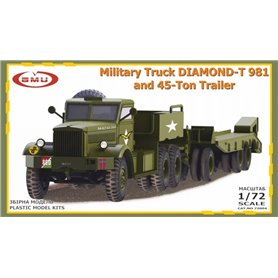 GMU 72004 Diamond-T 981 and 45-Ton Trailer