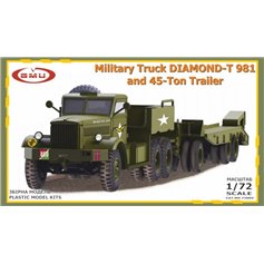 GMU 1:72 Diamond-T 981 + 45-TON TRAILER