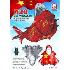 Zimi Model EGG PLANE Q-Men J-20 Mighty Dragon