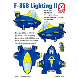 Zimi Model Q01002 Q-Men F-35B Lightning II (Quick Assembly) 1/Egg