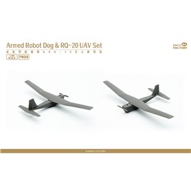 Magic Factory 1l35 ARMED ROBOT DOG AND RQ-20 UAV SET