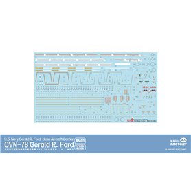 Magic Factory 6401 1/700 U.S. Navy Gerald R. Ford-Class Aircraft Carrier CVN-78 Gerald R. Ford