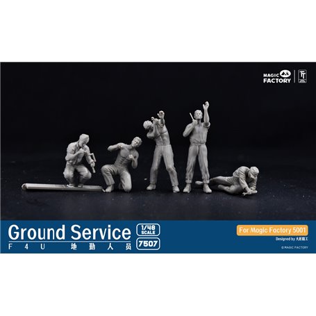 Magic Factory 7507 1/48 Ground Service Crew Set