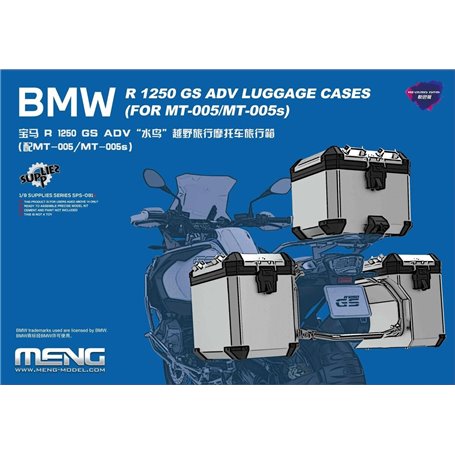 Meng SPS-091S BMW R 1250 GS ADV Luggage Cases (For MT-005/MT-005s) (Pre-colored Edition)