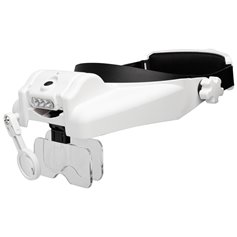 Lightcraft LC1769USB PROFESSIONAL LED HEADBAND MAGNIFIER W/BI-PLATE MAGNIFICATION AND LOUPE