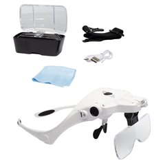 Lightcraft LC1780USB Magnifier Spectacles & Headband