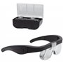 Lightcraft LC1790USB Pro LED Magnifier Glasses with 4 Lenses