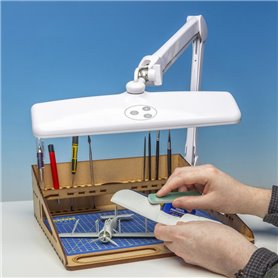 Lightcraft LC8005LED-EU Compact LED Task Lamp with Dimmer