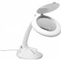 Lightcraft LC8098LED-EU LED Magnifier Table Lamp  with Organiser Base