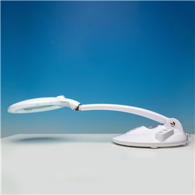 Lightcraft LC8098LED-EU LED Magnifier Table Lamp  with Organiser Base
