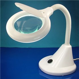 Lightcraft LC8082LED-EU LED Compact Flexi Magnifier Lamp (EU Plug)