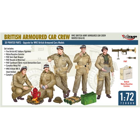 Mirage 720009 British Armoured Car Crew