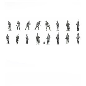 Arte 1:84 METAL FIGURINES W/ACCESSORIES FOR SPANISH NAVY SHIPS