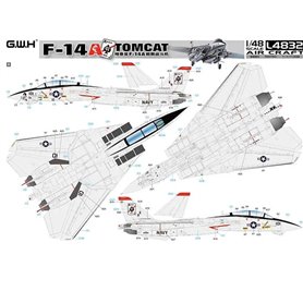 GWH 1:48 Grumman F-14A Tomcat - US NAVY