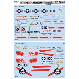 GWH 1:48 Grumman F-14A Tomcat - US NAVY