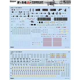 GWH 1:48 Grumman F-14A Tomcat - US NAVY