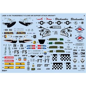 GWH 1:48 A-10C Thunderbolt II - CLOSE AIR SUPPORT ATTACK AIRCRAFT