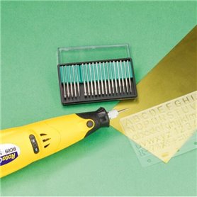 Modelcraft PFR6200 20 pce Diamond Engraving Bit Set (2,35 mm)