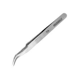 Modelcraft PTW2185-7 Extra Fine Curved Stainless Steel Tweezers (115 mm)