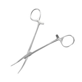 Modelcraft PCL5046 Curved Locking Forceps Jaws (Serrated) (150 mm)
