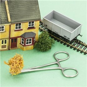 Modelcraft PCL5044 Nożyczki STRAIGHT LOCKING FORCEPS JAWS - SMOOTH - 130mm
