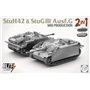 Takom BLITZ 1:35 Sturmhaubitze StuH.42 / Sturmgeschutz StuG.III Ausf.G - MID PRODUCTION - 2IN1