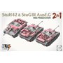 Takom BLITZ 1:35 Sturmhaubitze StuH.42 / Sturmgeschutz StuG.III Ausf.G - MID PRODUCTION - 2IN1