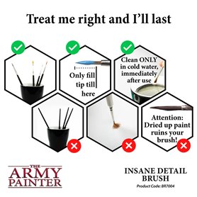 Army Painter Pędzelek WARGAMER BRUSH: INSANE DETAIL