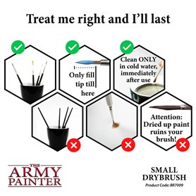 Army Painter Pędzelek Wargamer Small Drybrush