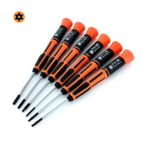 Modelcraft PSD1600 6 pce Slotted Blade Screwdrivers Set