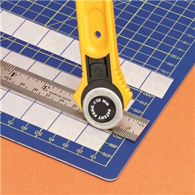 Modelcraft PRU3012 Scale Steel Ruler 12” (1/12th and 1/24th scale)