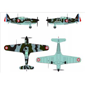 Dora Wings 1:48 Morane Saulnier MS.406.C1 - BATTLE OF FRANCE