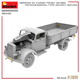 Mini Art 35442 German 3t Cargo Truck 3,6-36S. Pritsche Normal Type