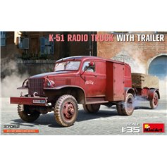 Mini Art 1:35 K-51 RADIO TRUCK W/TRAILER