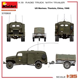 Mini Art 1:35 K-51 RADIO TRUCK W/TRAILER