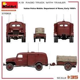 Mini Art 1:35 K-51 RADIO TRUCK W/TRAILER